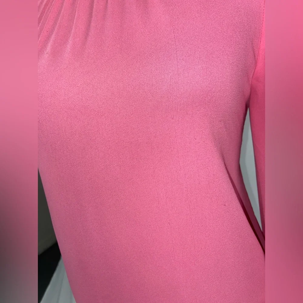 J.Crew Pink Sheer Blouse Top Size 8 J by J.Crew